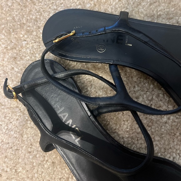 Authentic Chanel Camellia Sandals - Picture 6 of 10